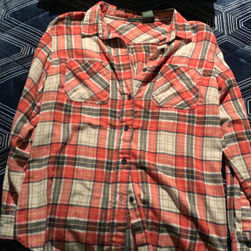 Soft orange flannel